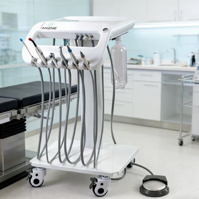 Good price Mobile Veterinary Dental Treatment Unit with Built in Scaler Curing Light Suction System Portable Vet Dental Therapy Machine for Animal Clinic online