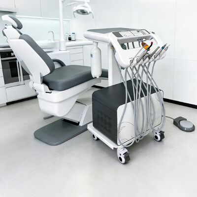 Good price Portable Dental Turbine Unit with Air Compressor Mobile Dental Trolley Full Set Dental Cart for Clinic Portable Dental Unit Equipment online