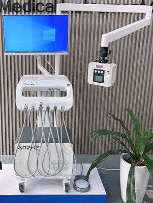 Good price Factory Direct 550W Power Veterinary Dental Trolley with 38DB Noise and 0.8Mpa Pressure Mobile Pet Dental Treatment Cart online