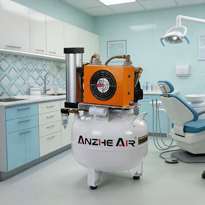 Good price CE Approved 32L Dental Air Compressor with Air Dryer Silent Oil Free Medical Air Compressor for Dental Clinic Equipment online