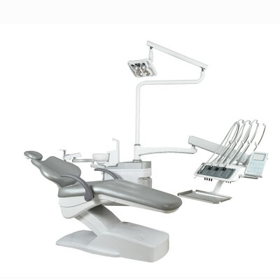 Good price Top Mounted Dental Chair Unit with LED Sensor Light Luxury PU Leather Dental Treatment Chair Electric Dental Unit for Dental Clinic online