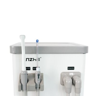 Portable Dental Suction Unit with Dual Suction Modes Automatic Drainage System and Water Air Separation Filter for Dental Clinics