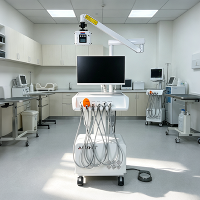 Professional 550W Veterinary Dental Unit with Digital Imaging System and 0.8Mpa Pressure for Animal Clinics